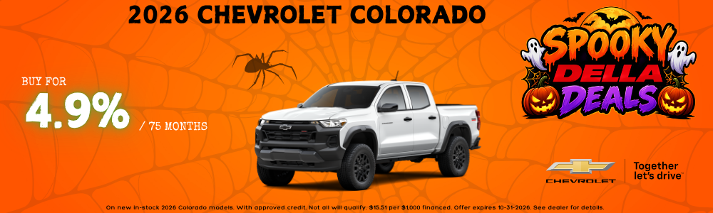2026 Chevy Colorado Sale at Christopher Chevrolet