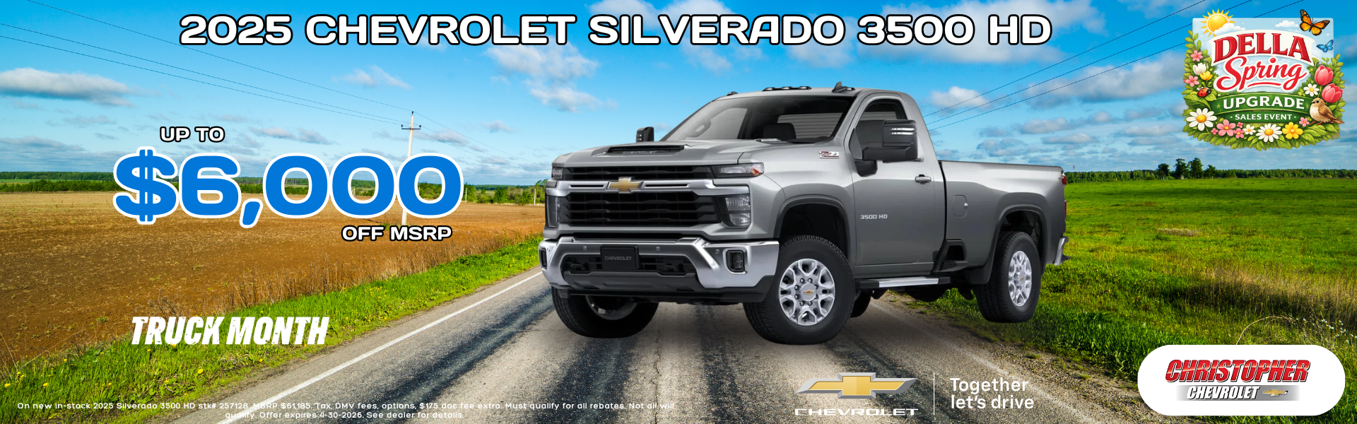 2025 Chevy 3500 HD for sale in Ticonderoga, NY