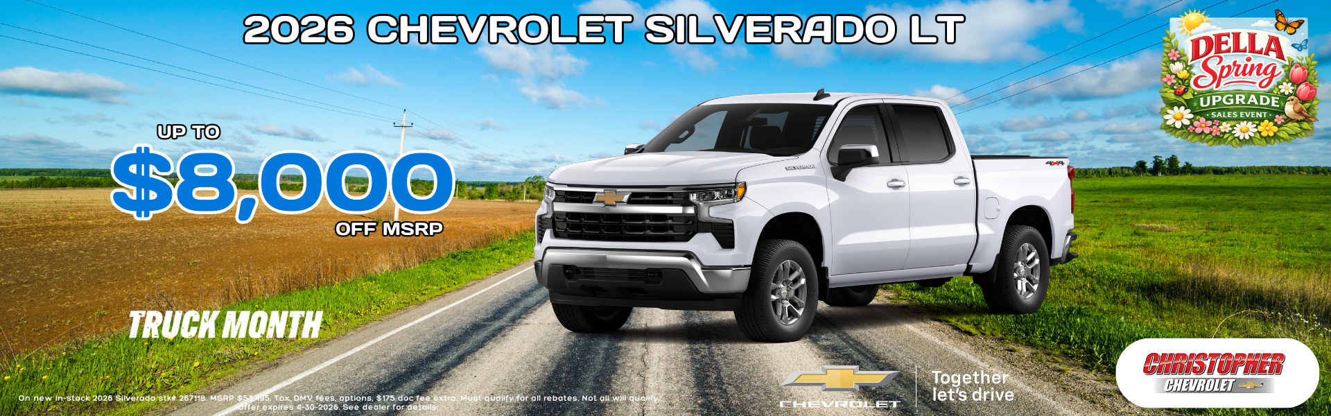 2026 Chevy Silverado for sale in Ticonderoga, NY