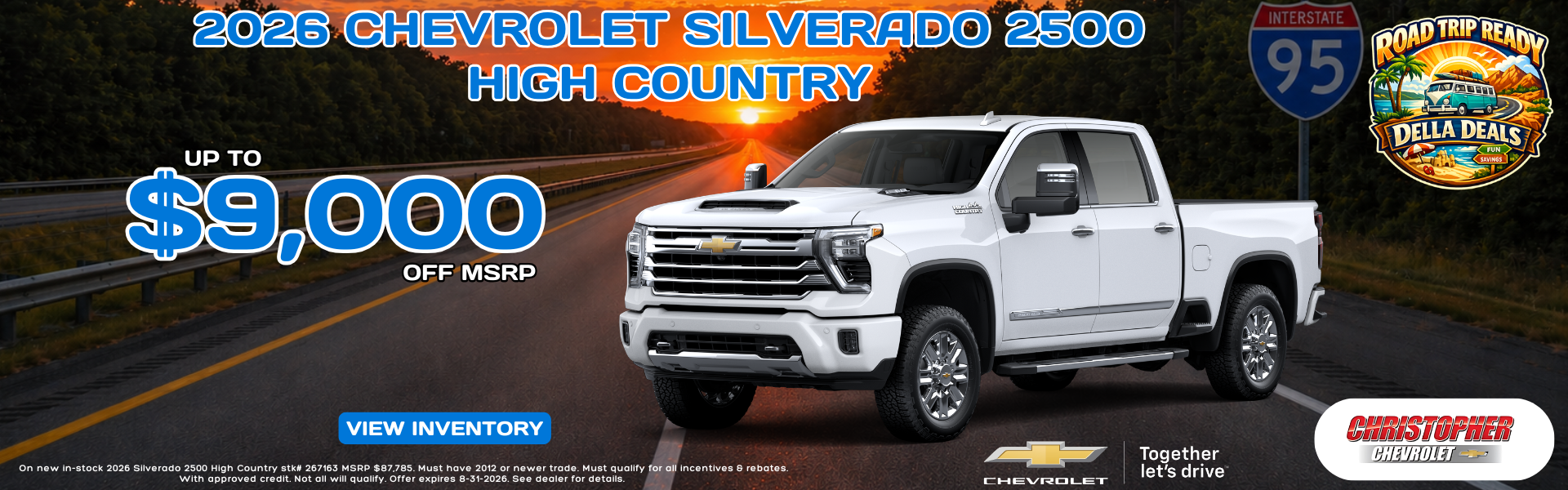 2026 Chevy 2500HD for sale in Ticonderoga, NY