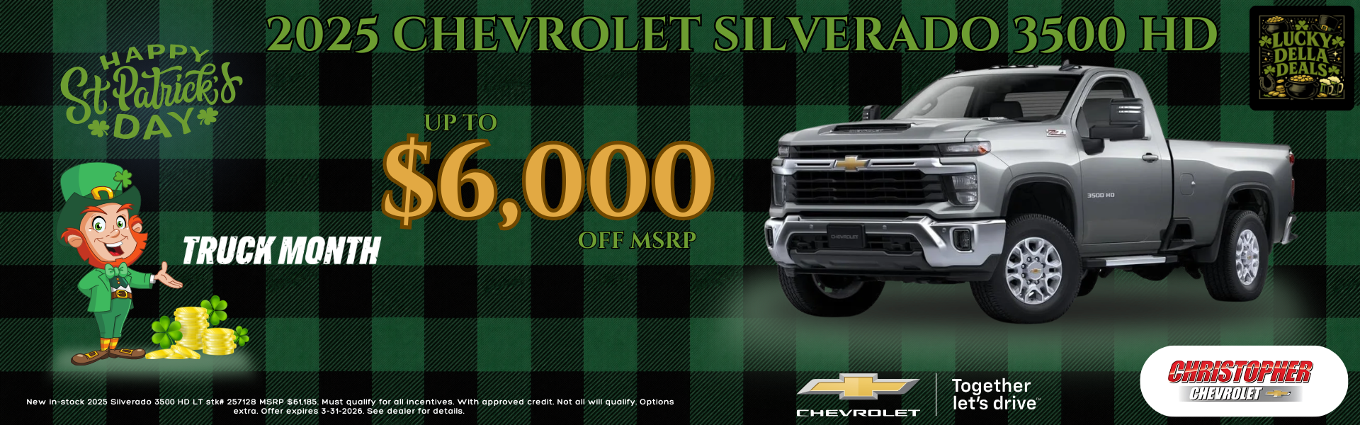 2025 Chevy 3500 HD for sale in Ticonderoga, NY