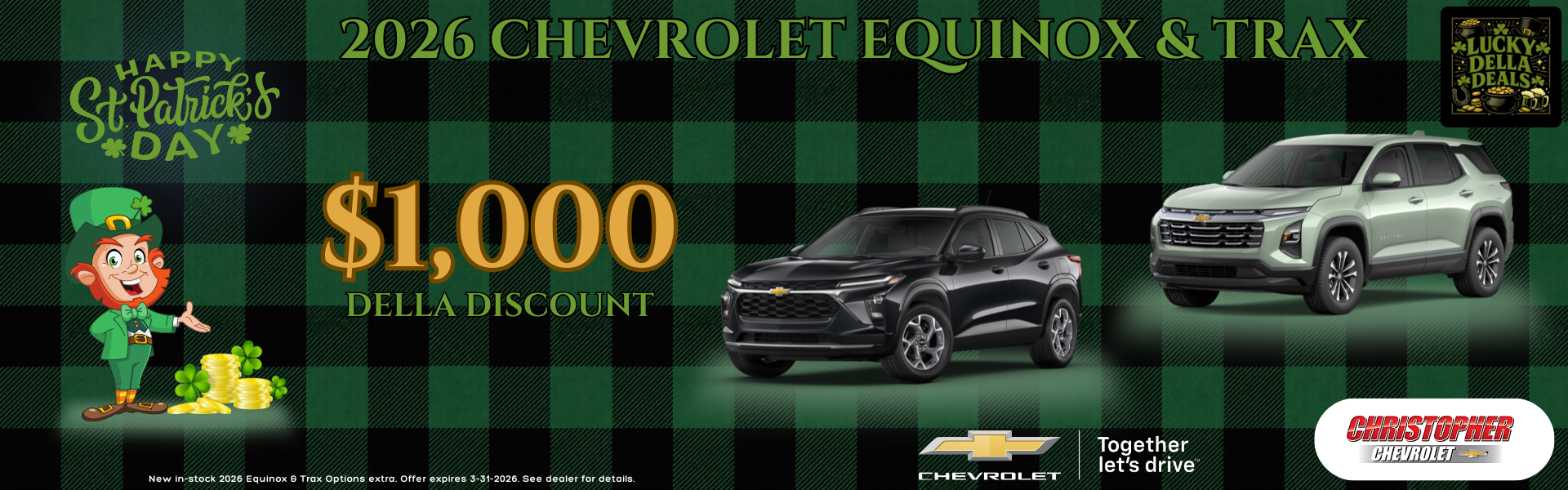 2026 Chevy Equinox and Trax for sale in Ticonderoga, NY