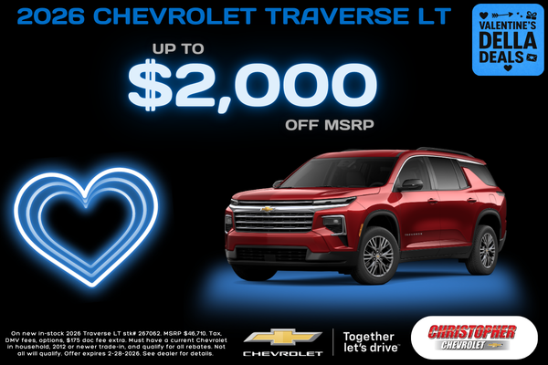 2026 Chevy Traverse for sale
