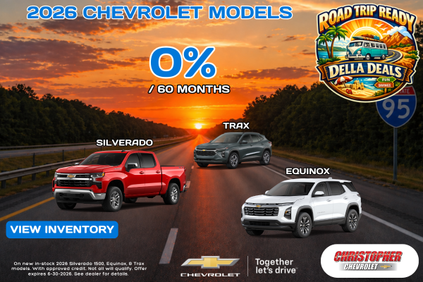 2026 Chevrolet 0% Financing Rate