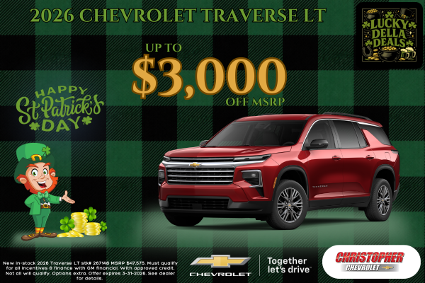 2026 Chevy Traverse for sale