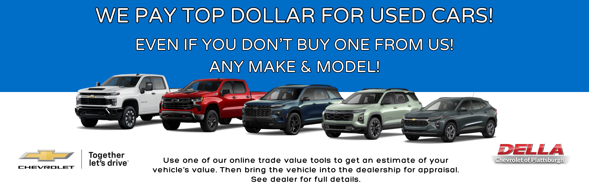 DELLA Chevrolet Buys Used Cars