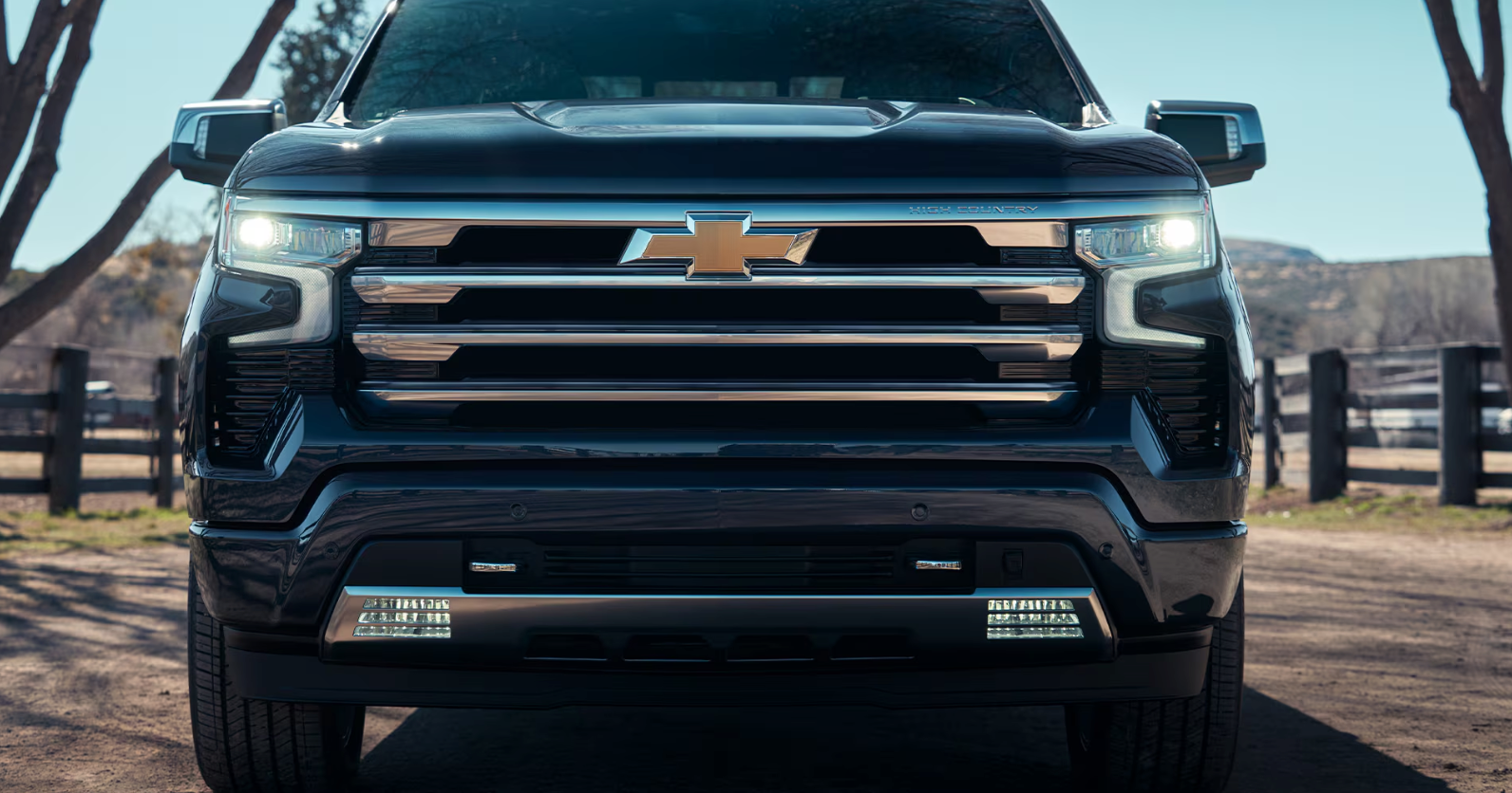 Chevy Trax driving on country road